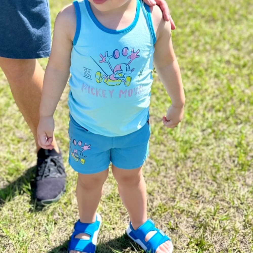 Rags to Raches Mickey Mouse tank set